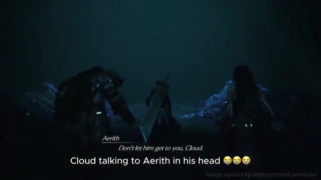 In the FF7 Revelation TGS2026 demo, after you defeat Jenova Deathmourner, Sephiroth comes to mess with Cloud again, and Cloud starts talking to Aerith in his head. Cloud almost collapses, but Tifa comes and holds him while looking at him with concern 😭