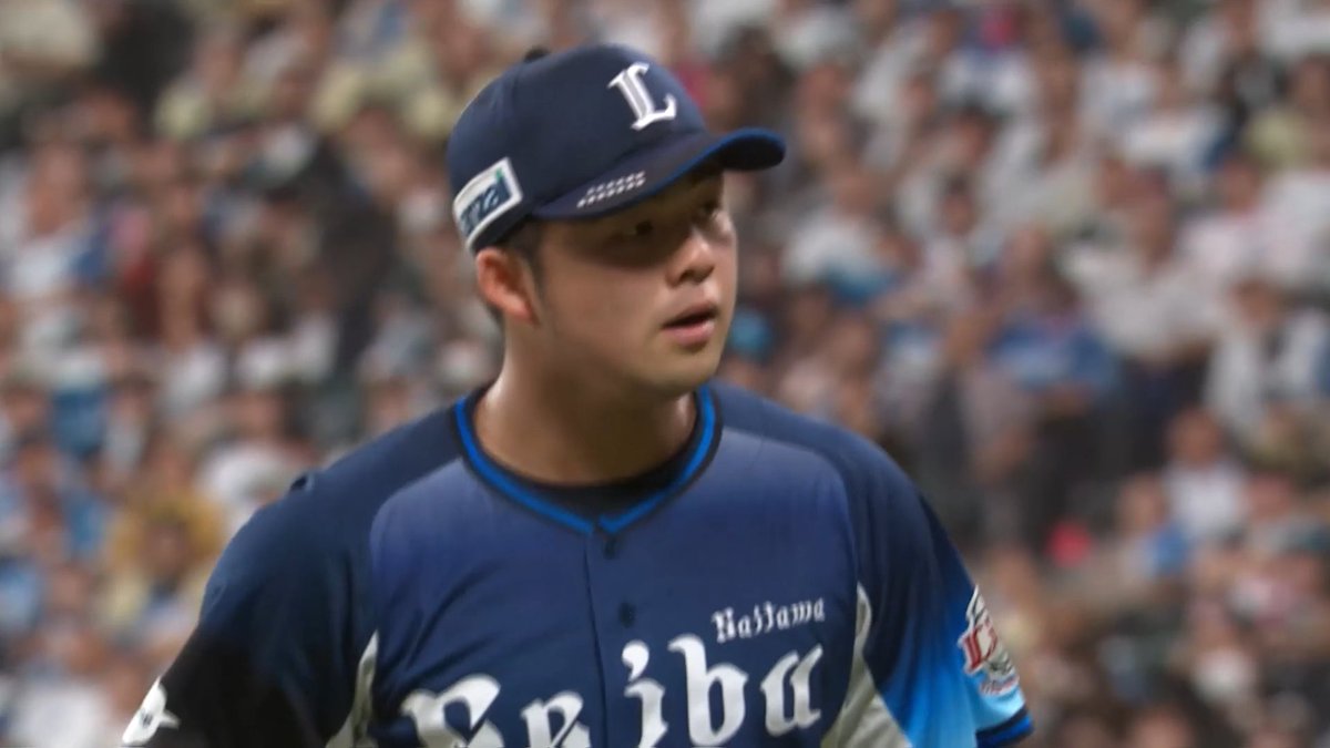 #豆田泰志 投手がテンポ良く3者凡退に抑える！ ズバッと見逃し三振で、終盤へ弾みをつけます！ #seibulions #打破 #最後まで喰らいつけ
