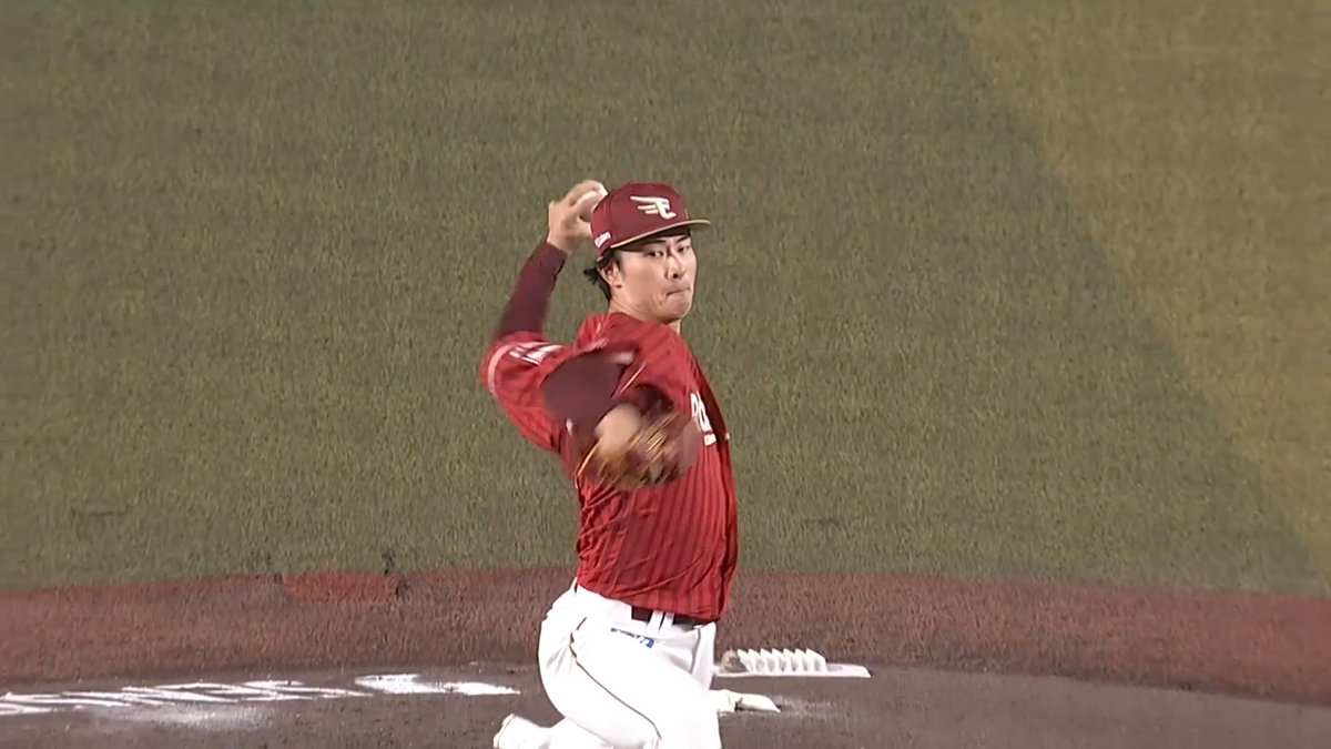 完投勝利はならずも素晴らしい投球でチームの勝利を呼び寄せる！👏 東北楽天 古謝樹 投手が8.2回109球8安打9奪三振1失点のピッチングで2勝目を挙げた！⚾