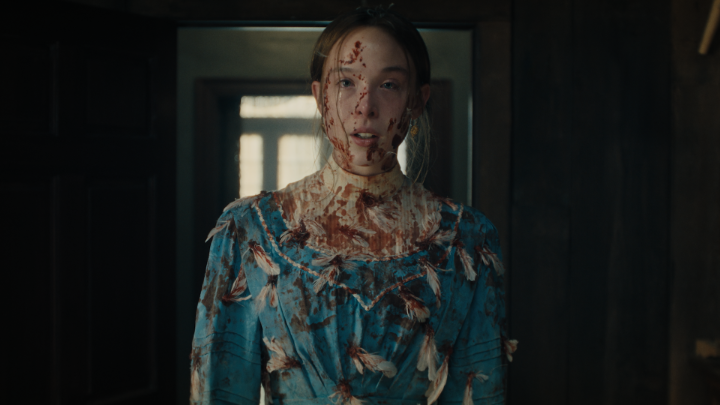 Ella Beatty and Charlie Hunnam star as Lizzie and Andrew Borden in Monster: The Lizzie Borden Story. Now on Netflix.