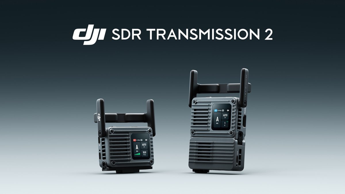 DJI SDR Transmission 2のご紹介 マルチグループ対応ワイヤレス映像トランシーバー つながる、この小ささで DJI SDR Transmission 2は、干渉耐性の強化、画質の向上、さらなるレンジ拡大によってSDR技術を発展させます。混雑した現場でも、高ビットレートかつ低遅延のフィードを維持します。TX/RXを切り替え可能なトランシーバーデザインとRoninシリーズとの互換性により、コンパクトで軽量なフォームファクターでプロレベルの性能を実現します。 DJI SDR 2の主な特長: ✅TX1台で、カメラ制御可能なRX8台まで接続可能 ✅Auto Channel 2.0が途切れず安定した伝送を実現 ✅TX/RX切り替え可能で、柔軟にデバイス設定 ✅手動のリンク作業なしで、カメラソースを素早く切替 ✅Roninのモニタリングおよび制御に対応 ✅DCI 4K/60fps 10-bit HDRワイヤレス伝送 👉 詳細はこちら: 🛒 今すぐ購入: #DJISDR #SDR2 #WirelessTransmission