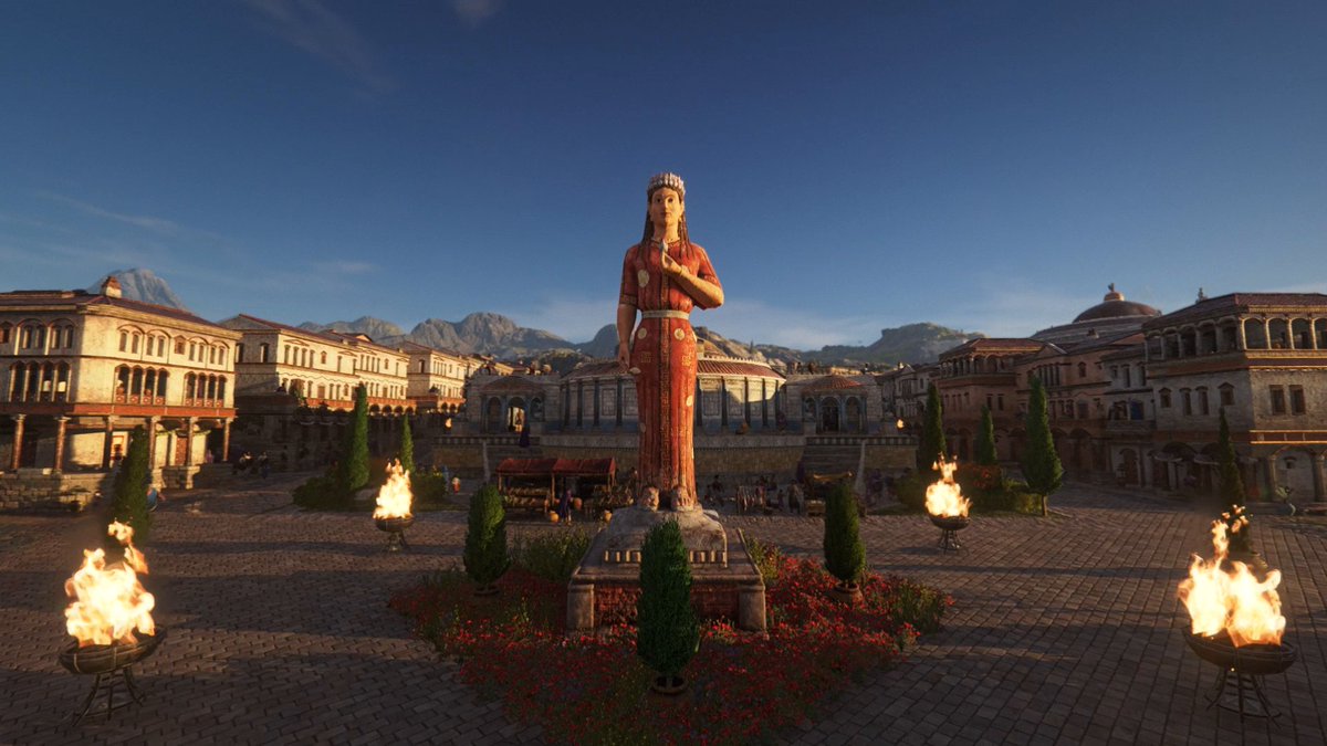 Honour the legacy of the Eagle Bearer in #Anno117PaxRomana 🦅 The Echoes of Kassandra Cosmetic Pack is now available, featuring new skins, statues, portraits, and more 🏛️