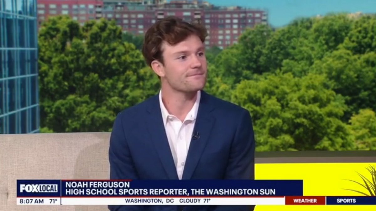 ☀️ The Washington Sun’s Noah Ferguson announces “All-DMV,” our local news collaboration with FOX 5 DC, NBC4 Washington and @wtop to spotlight outstanding talent in high school athletics all across the DMV.