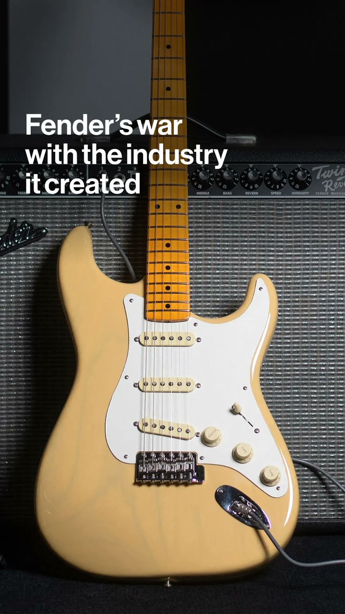 The Fender Stratocaster is a shape so universal it's the emoji on your phone's keyboard. Which is kind of Fender's problem, Paul Sloan explains, as the company tries to claim back the body of a guitar that's become an iconic shape
