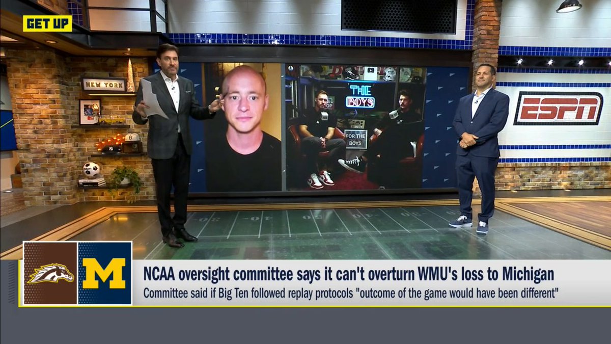 The Get Up crew weighs in on the NCAA oversight committee saying it can’t overturn WMU’s loss to Michigan ✍️