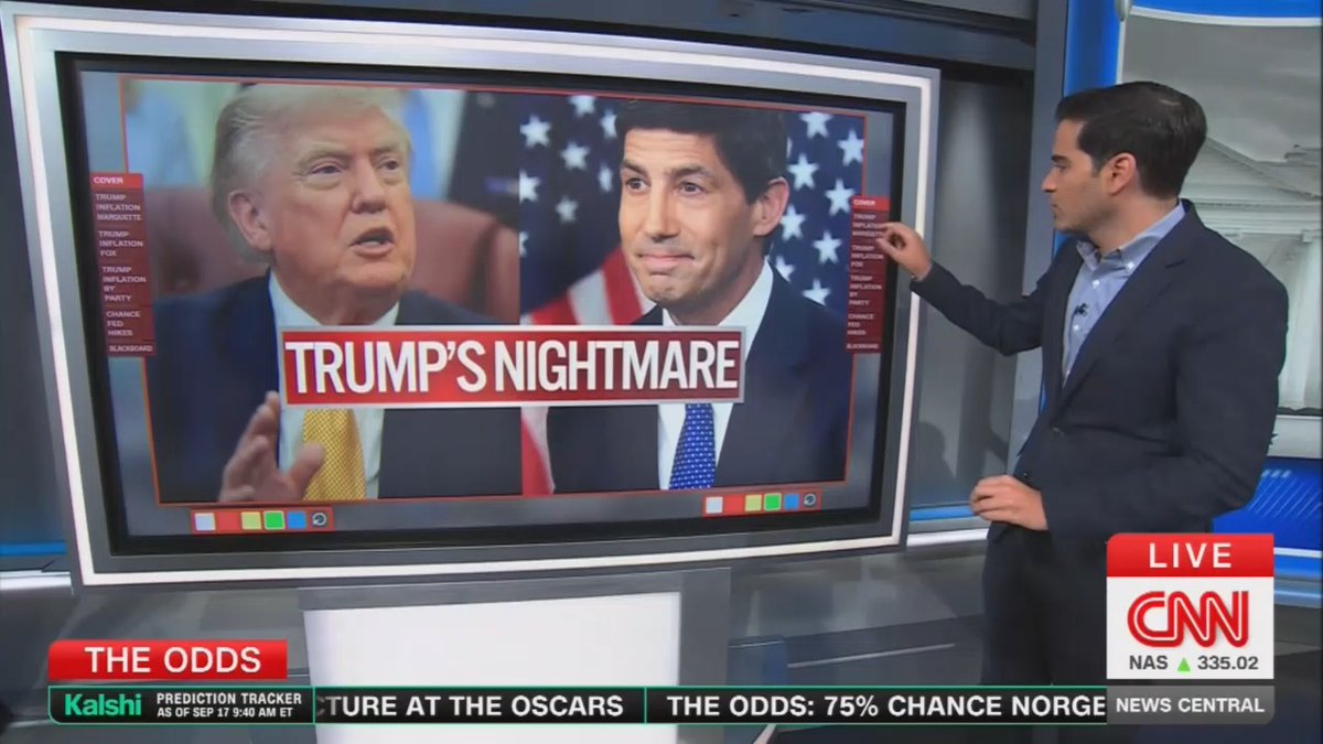 Harry Enten: Trump's approval rating on inflation is -61. That is the worst net approval rating on inflation for any president. It is truly record-breaking.