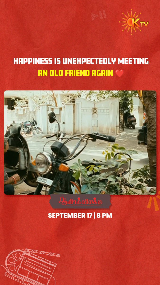 Old friend, old memories, same happiness ❤️ #AayiramVilakku today at 10 PM On #KTV #SocialKondattam