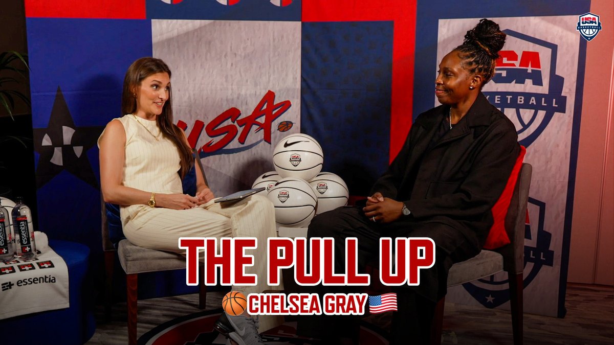 The Point Gawd has a winning mindset regardless of the jersey or who's on the court. 📹 Watch the full episode of The Pull Up feat. 🇺🇸 #USABWNT's Chelsea Gray » This episode is presented by Essentia Water, the official water partner of USA Basketball.
