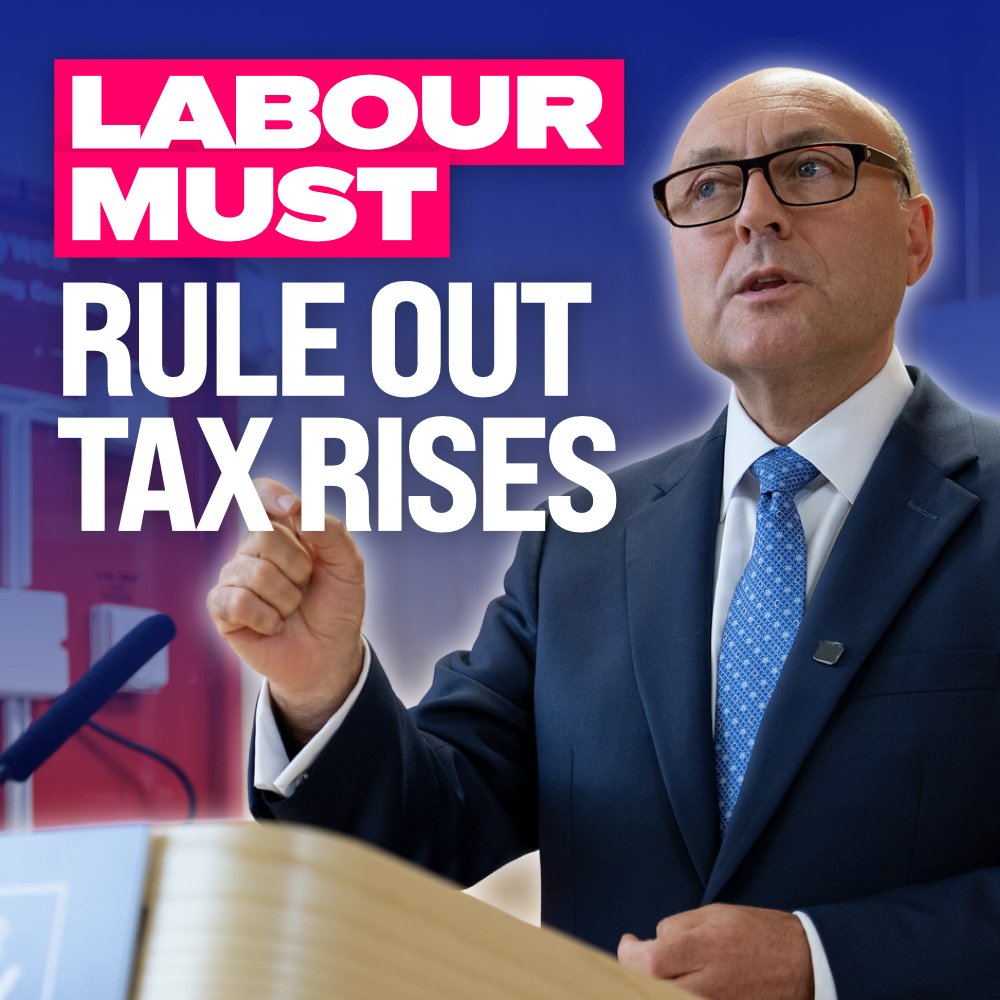 Enough is enough. It's time for John Healey to rule out higher taxes. In the last two budgets Labour have increased taxes by £66 billion a year - that's almost £2,300 for every household. More uncertainty is the last thing anyone needs.