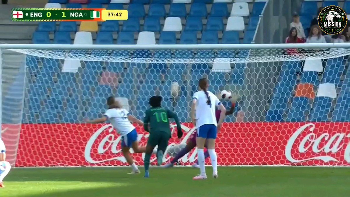 Full-time Highlights Nigeria 🇳🇬 3 vs 0 🏴󠁧󠁢󠁥󠁮󠁧󠁿 England We have a baby Chiamaka Nnadozie in person of Christiana Uzoma What a dominance today against England.