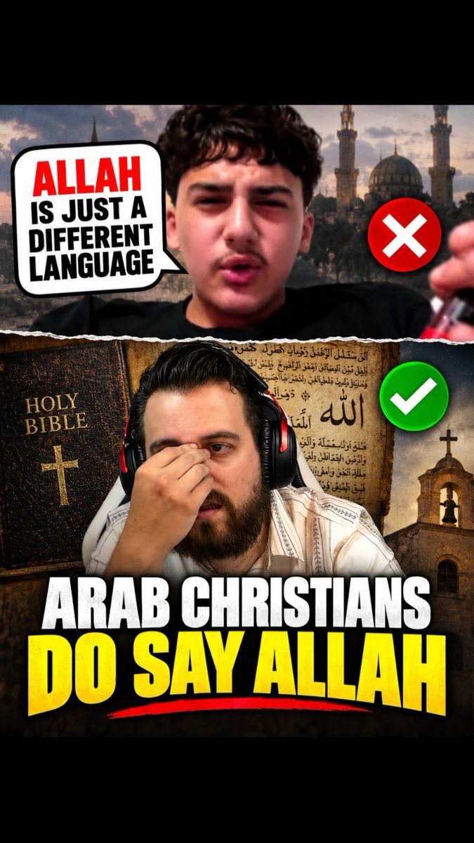 “Christians don’t say Allah.” 😭 Arab Christians - enter the chat, please lol