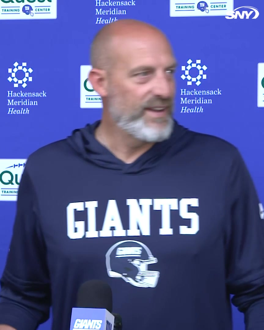 Matt Nagy watching the Giants' offense play in Week 1 gave him a new level of confidence in the team