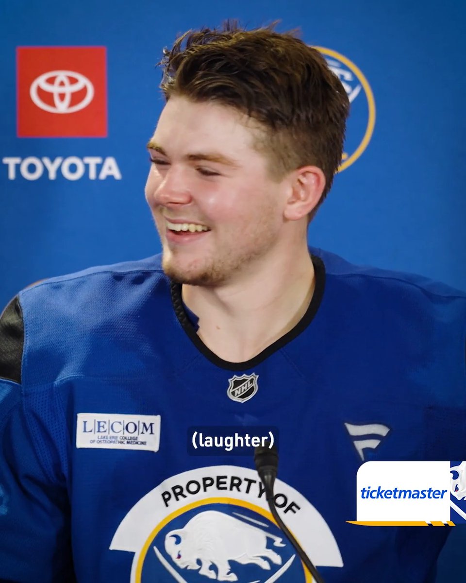 Please never change, Benny... 🤣 → #LetsGoBuffalo | @ticketmaster