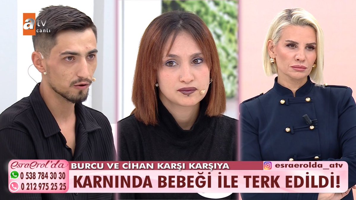Karnında bebeği ile terk edildi... Cihan ve Burcu canlı yayında yüzleşiyor! #EsraErolda