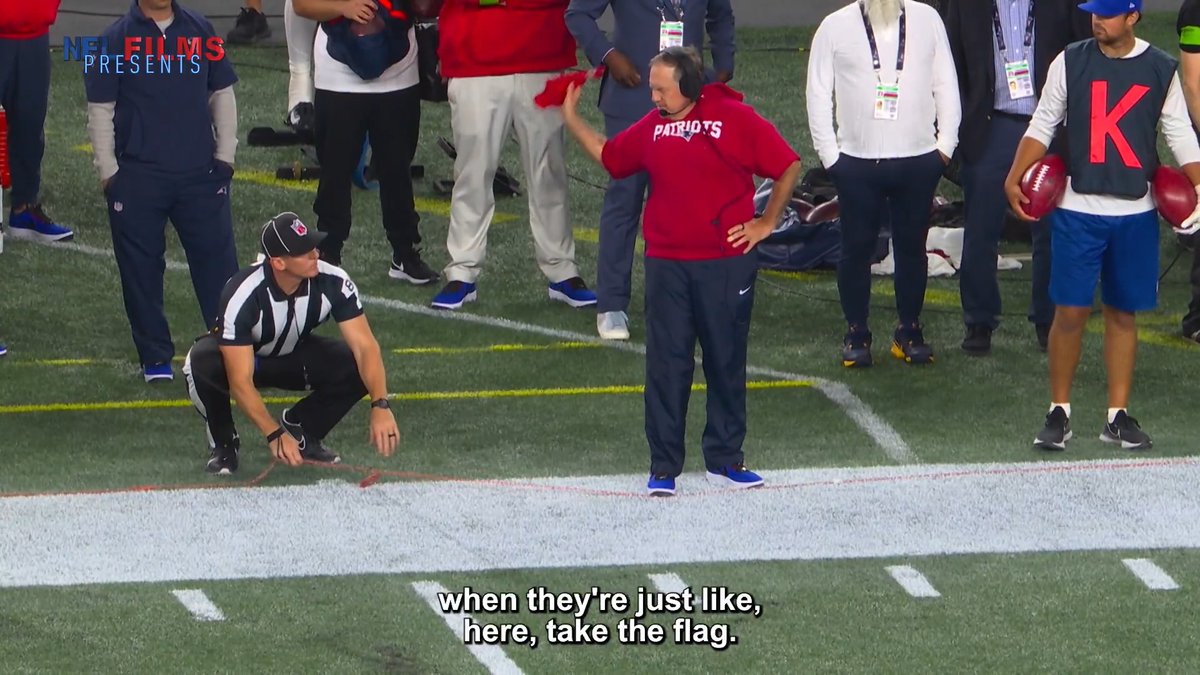 Flick it, spike it, or launch it 🚩 #NFLFilmsPresents: The Art of the Challenge Flag Throw