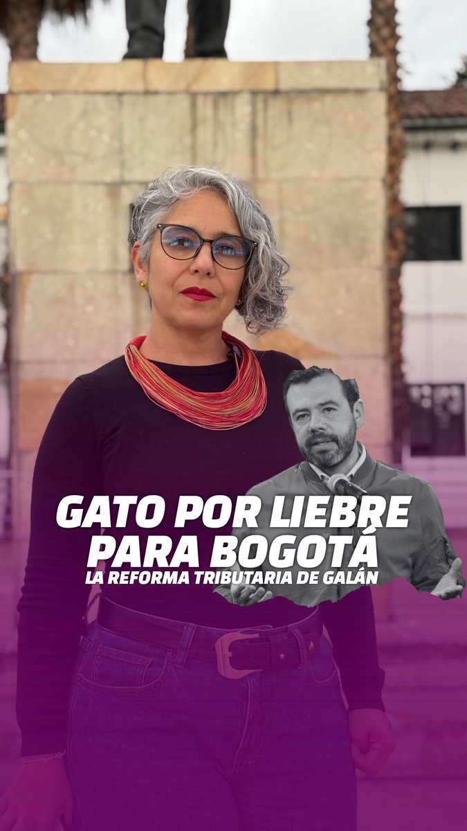 🔴 Urgente! ¿Sabían que Carlos F. Galán está tramitando una Reforma Tributaria en Bogotá que busca pagar favores a sus financiadores, a costa del disparado aumento del predial para los tenderos y comerciantes? Galán quiere para los grandes capitales y proyectos de renovación urbana, generosas exenciones tributarias; y para los tenderos y pequeños comercios, más impuestos. Esto es una tragedia para la ciudad y su economía, nos oponemos! Y no van a pasar de agache! Comparte este video