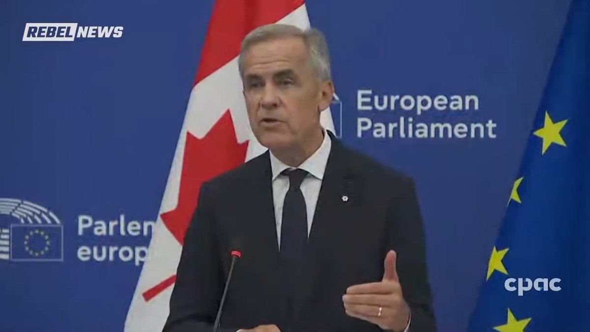 Mark Carney actually said the pivot to fall in the arms of the European Union have nothing to do with the United States WTF 😳 This is a huge tell.