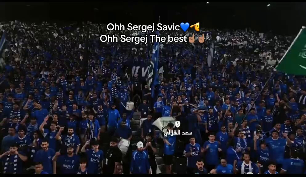 🚨🚨🚨🚨🚨🚨🚨🚨🚨🚨🚨🚨🚨 — 🇷🇸 هتاف سافيتش الجديد: Oh, oh, oh, Sergej Savić Oh, ho, ho, Sergej, the best التطبيق الفعلي سيكون في مباراة #الهلال والاتحاد Sergej Milinković-Savić 🥶🥶🥶🥶🥶🥶💙💙💙💙💙💙💙💙