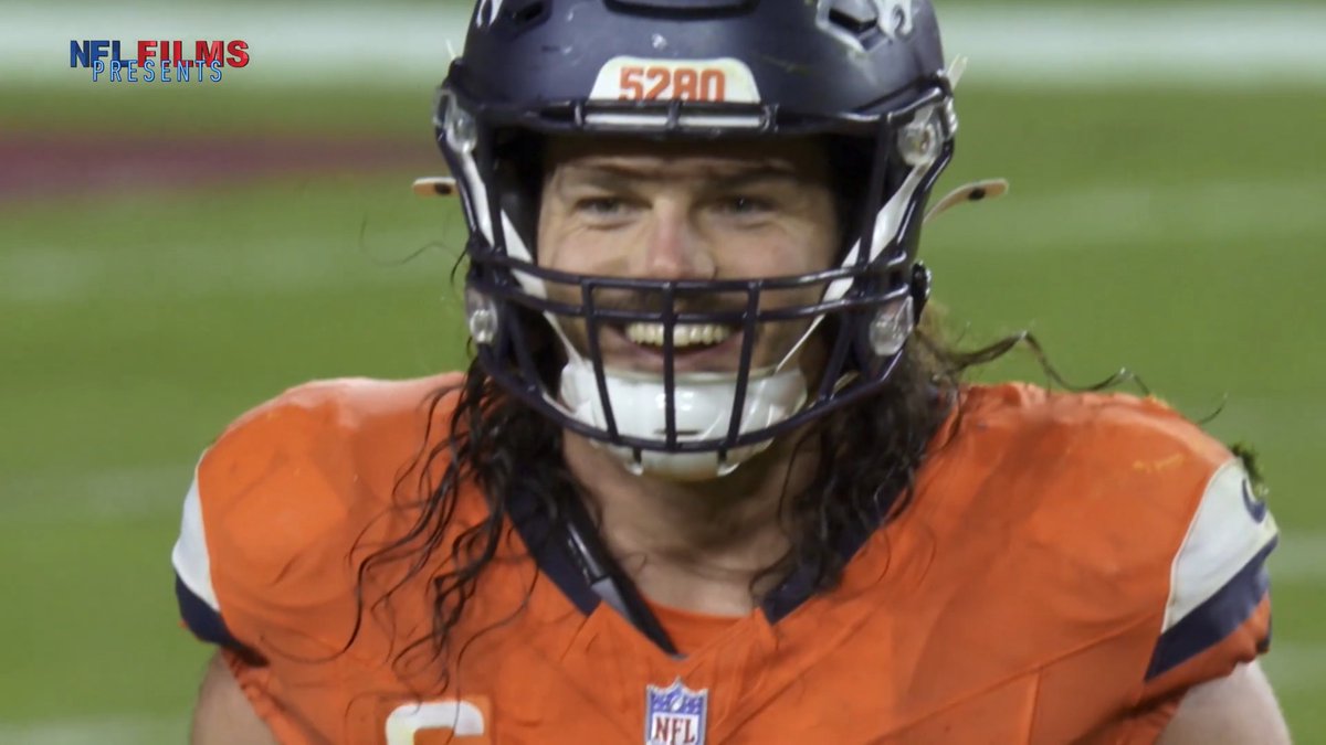 Smiling through adversity. From going undrafted to his battle with testicular cancer, Alex Singleton's relentless positivity through it all has made him a Denver Broncos fan favorite 🙏 #NFLFilmsPresents | Kristina Pink