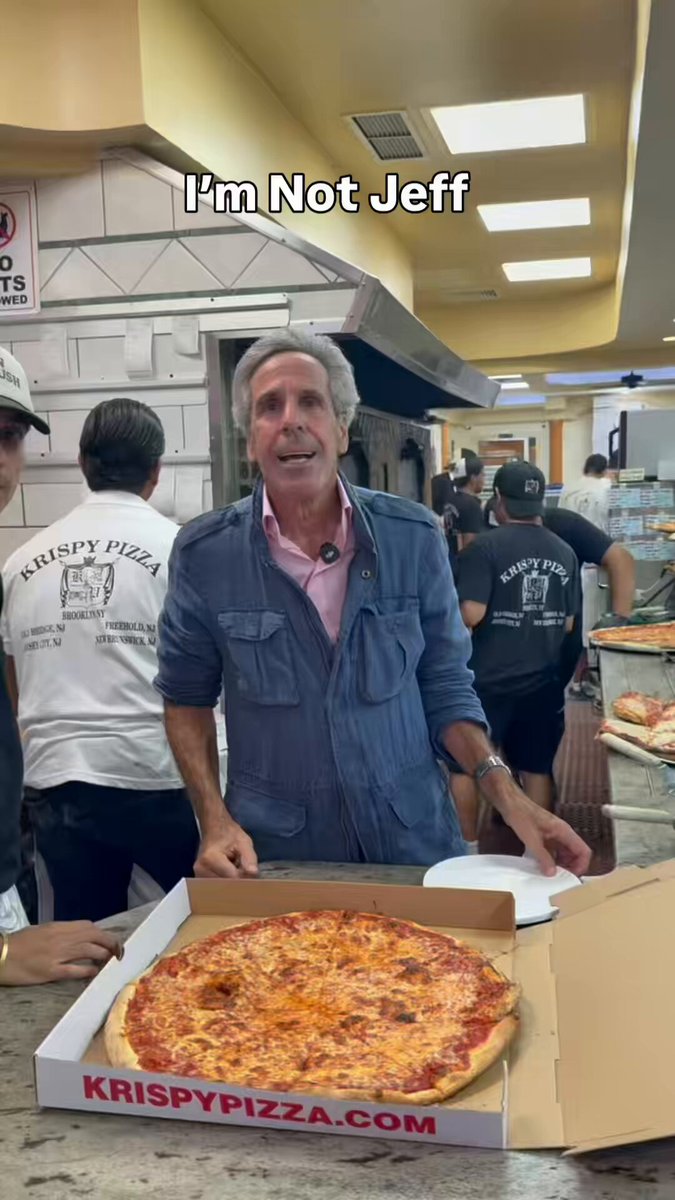 Giving out free pizza to my fans