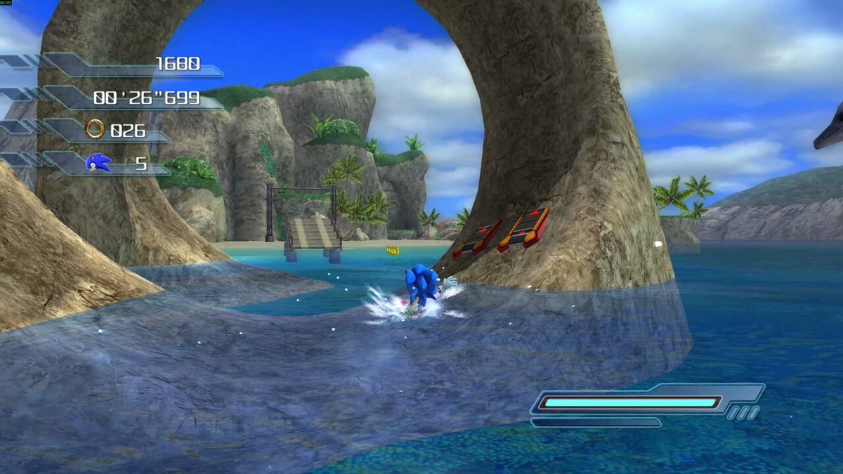 I have no idea why Sonic fans are trying to push this narrative that the 06 recomp is some fixed version of the game without any issues from the original like no. It's just as stiffly controlling and insanely glitchy and fucked up as the original, just without the load times