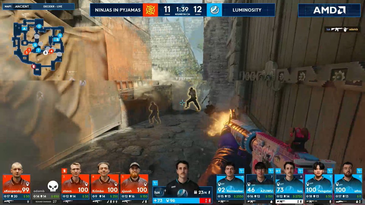 PLAYOFFS BOUND!!!! 🚀🩵 We finish 2nd in group play and advance to the playoffs, at the Logitech G Play Connect after defeating Ninjas In Pyjamas on ancient!