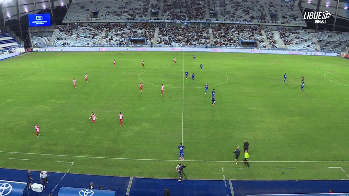 Ohlala quel but 😯 L'AS Cannes lance parfaitement la soirée avec cet enchainement magnifique de Cédric Gonçalves 😍 #SCBASC
