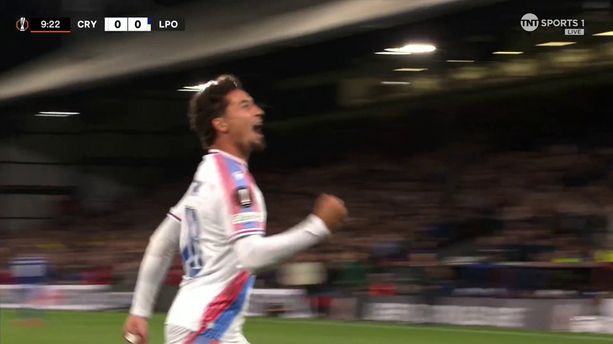 Yéremy Pino pounces on a mistake to get Crystal Palace up and running in the Europa League ✨ 📺 Stream now on TNT Sports & HBO Max