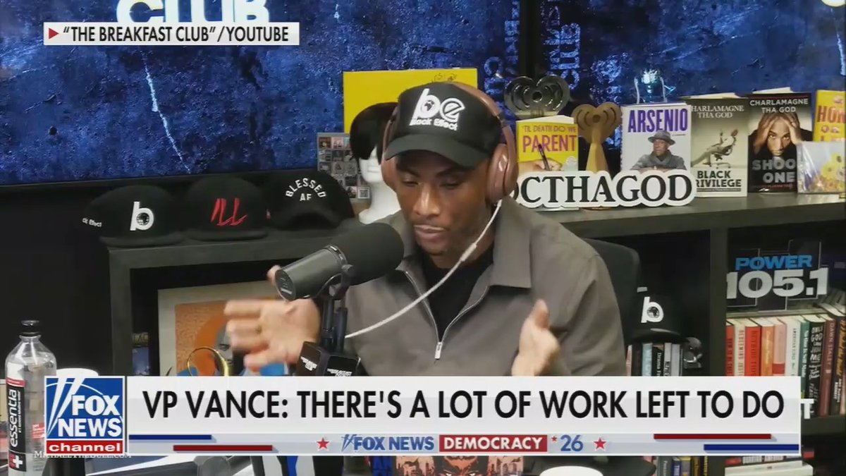 Charlamagne tha God slams JD Vance for begging for "another chance": "What happened with the chance you already had? If you were doing the things you promised, you wouldn't even have to ask."