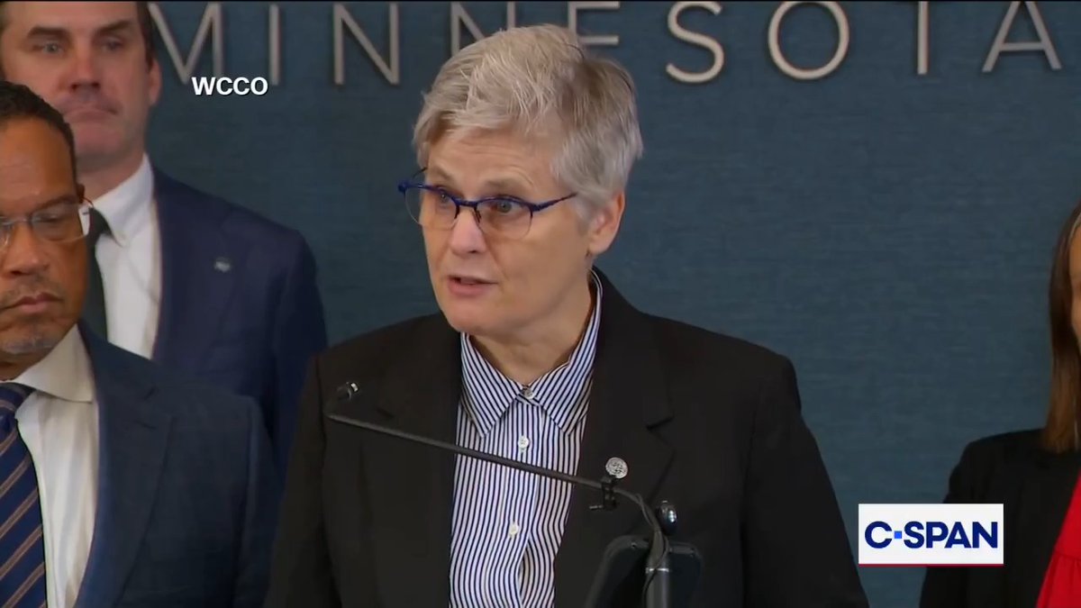 Hennepin County Minnesota Attorney Mary Moriarty announces $400,000 bond for former ICE agent Christian Castro: "Mr. Castro invented a story to justify shooting through a front door into a house with multiple people in it."