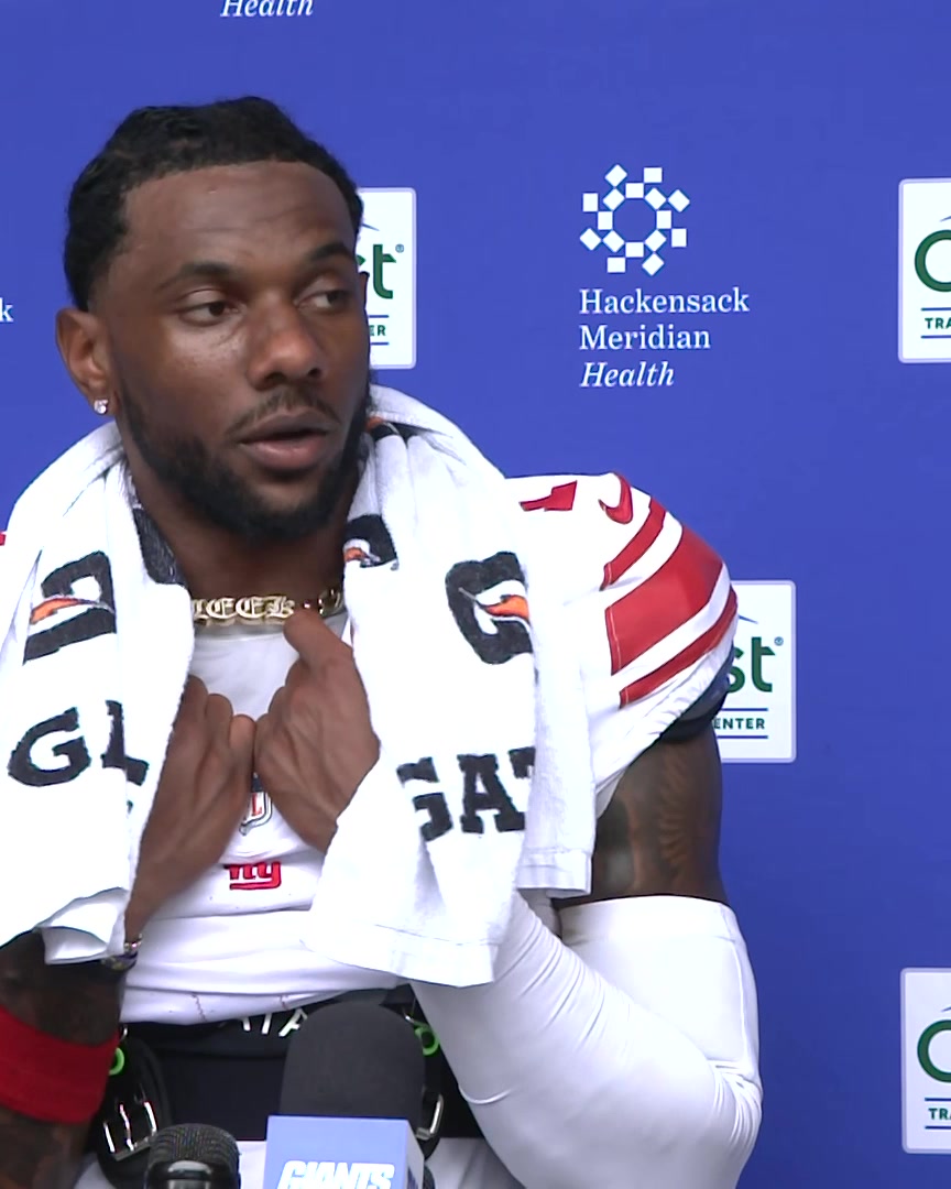 Malik Nabers on facing the Rams: "Just trying to get another win. We got a win, but we're humble about it. Week after week, it's another game, another challenge - lock in doing what we have to do. If we do what we're supposed to do, we'll win."