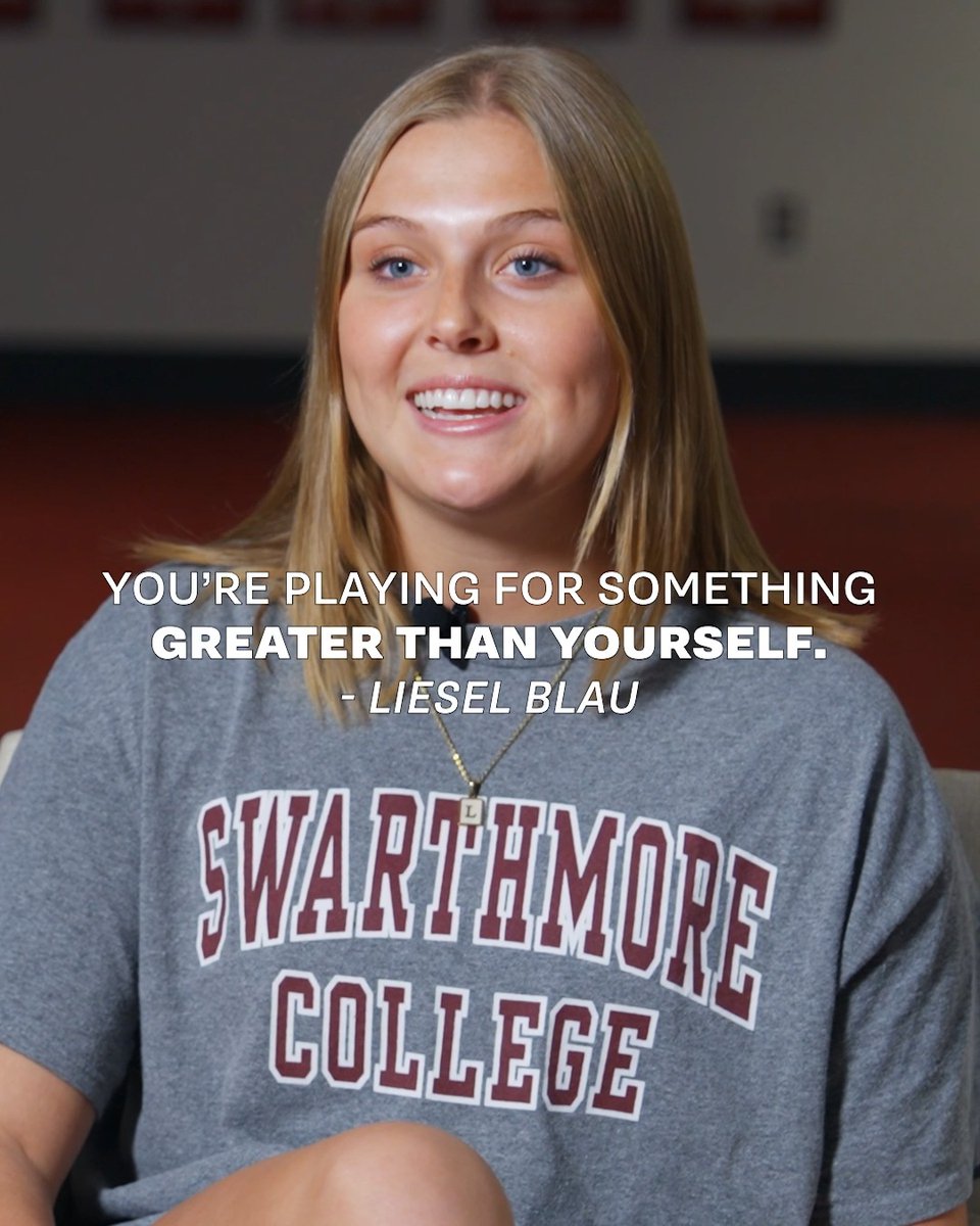 Playing for something greater than yourself. ⚽️ Swarthmore Women's Soccer's Liesel Blau shares how being a part of Team IMPACT has helped her grow and why this organization means so much to her. 💙 NCAA Division III x Swarthmore Athletics