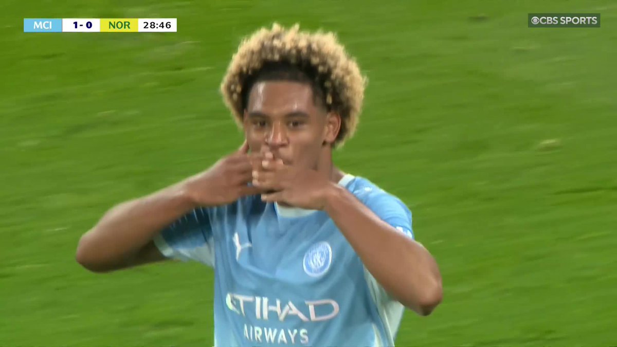 Debut goal for Floyd Samba, debut assist for Allan. The future is bright at Man City ✨ (from CBS Sports Golazo ⚽️)