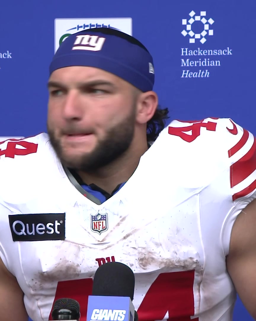 Cam Skattebo on potentially facing Aaron Donald this week: "If it is his first game, he's got to be ready for it, just like we do. I'm excited to play against him...if I have to meet him in the hole on 3rd and 1, so be it. I gotta get one yard."