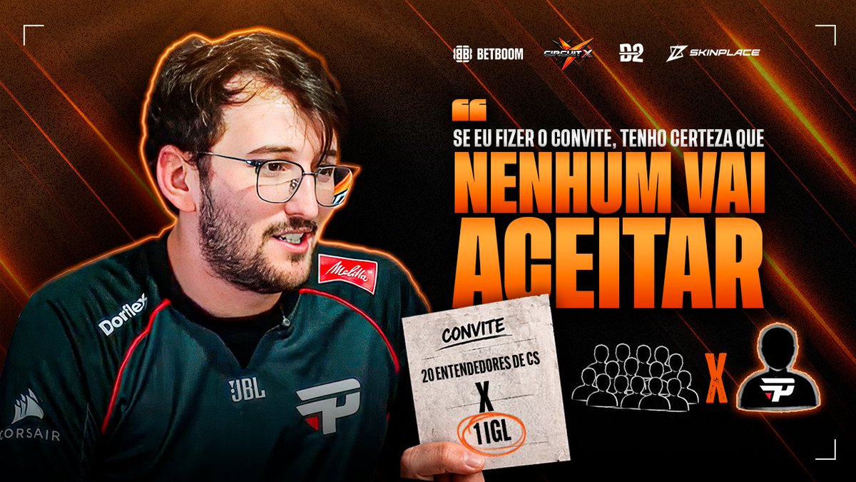 “O ápice pra mim foram os pseudo-narradores, pseudo-comentaristas que não entendem nada de CS e dizem pra comunidade que entendem...“ paiN biguzera comenta repercussão da sua postagem sobre “20 entendedores de CS contra 1 IGL.“ 💣