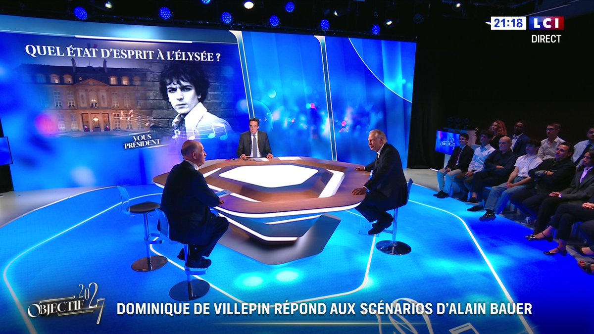 ▶️ Dissuasion nucléaire "avancée" 🗣️ "Je crois que c'est un enrichissement aujourd'hui de notre doctrine, et je participe et soutiens totalement la démarche du président Macron" : Dominique de Villepin face à Alain Bauer 📺 Objectif 2027 avec Darius Rochebin sur LCI