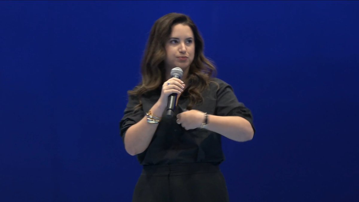 "As [Fortune 500 companies] are testing new features, they are taking those learnings and bringing them to everyone else. That breakthrough becomes everyone else's starting point, and Slack is where all of these companies are making that connection." - Allie K. Miller #DF26