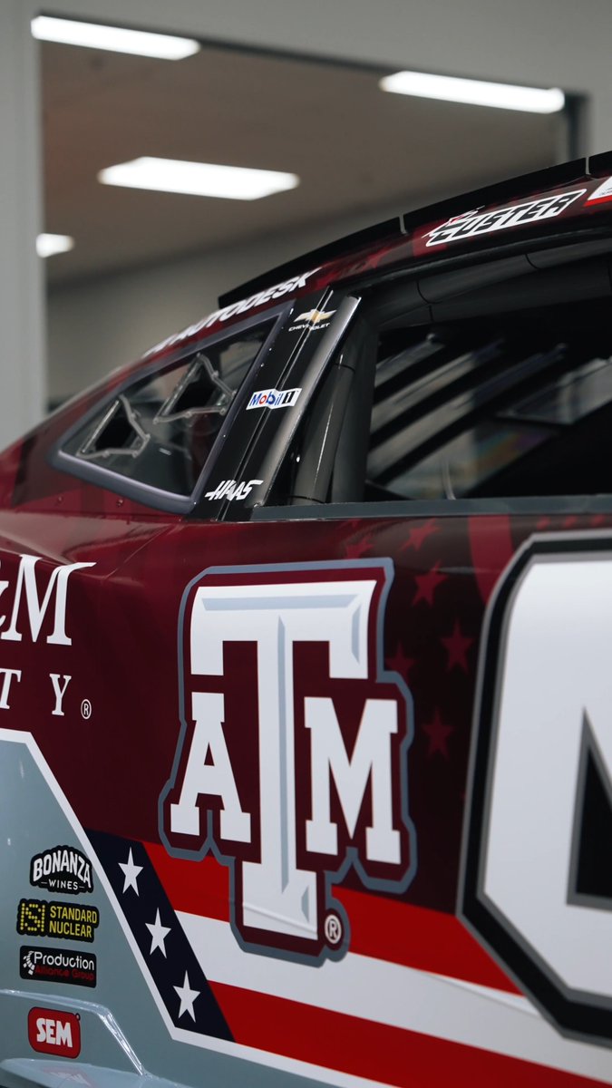 The stage is set in Bristol. Texas A&amp;M and the No. 41 carry the “Standing for America” message into The Last Great Colosseum this Saturday night. 👍 Chevrolet Racing | Texas A&M University | Bristol Motor Speedway