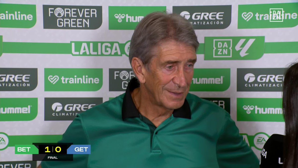 Pellegrini y la vuelta de Dani Ceballos a su casa 💚🤍 #LALIGAenDAZN ⚽