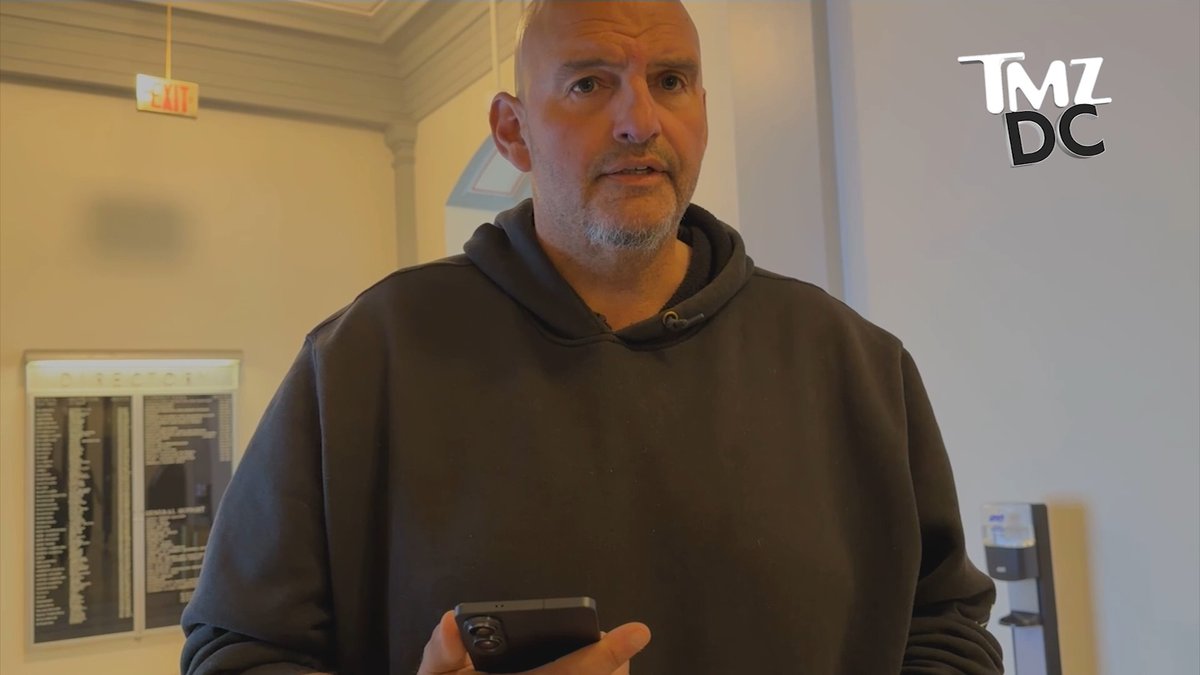 Sen. John Fetterman tells me he sees irony in Macklemore saying “Free Palestine” at an Ed Sheeran concert — pointing to Hamas’ Oct. 7 attack on an Israeli music festival