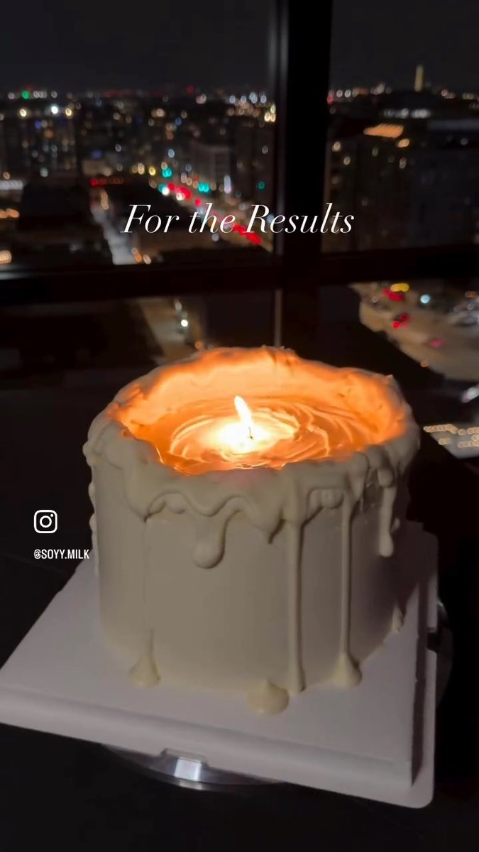 Hey so… I bake. I’m located in Washington, DC. So you should place an order for a candle cake here: