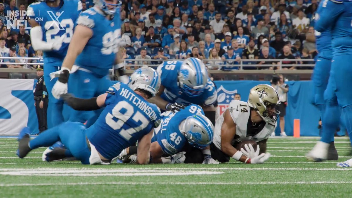 When Aidan Hutchinson hits so hard the mic short circuits 😅 Detroit Lions