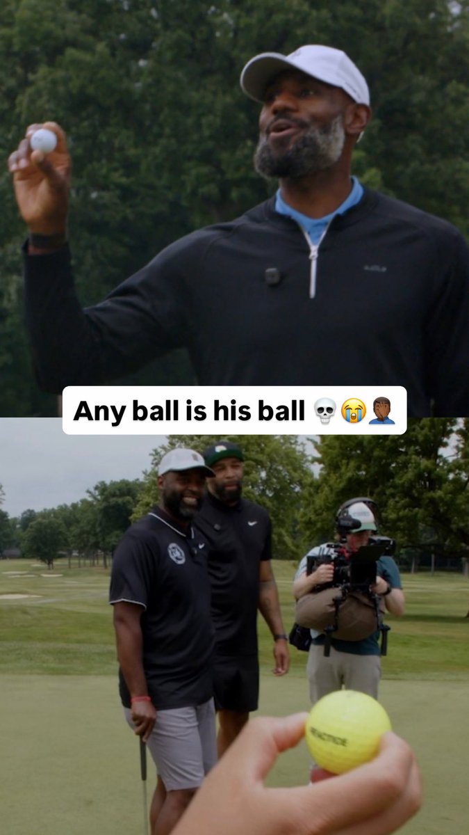 There’s always someone in the group playing any ball they find. 🤷🏾♂️😅