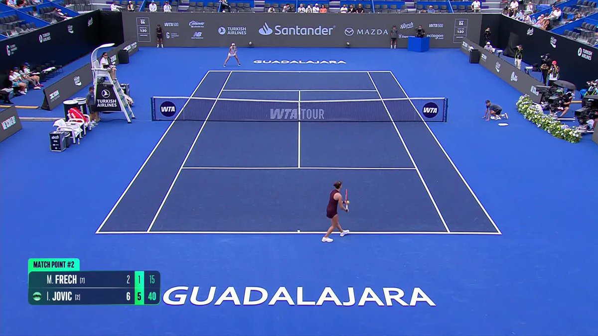 GAME, SET, MATCH 🎾 Iva Jovic seals the win over Frech in Guadalajara! #GDLOpen