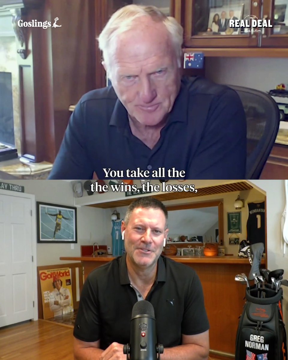Was LIV Golf truly worth it for Greg Norman? 👀 The first episode of The Real Deal podcast with Bob Philion drops tomorrow. Learn more: Presented by Goslings Rum