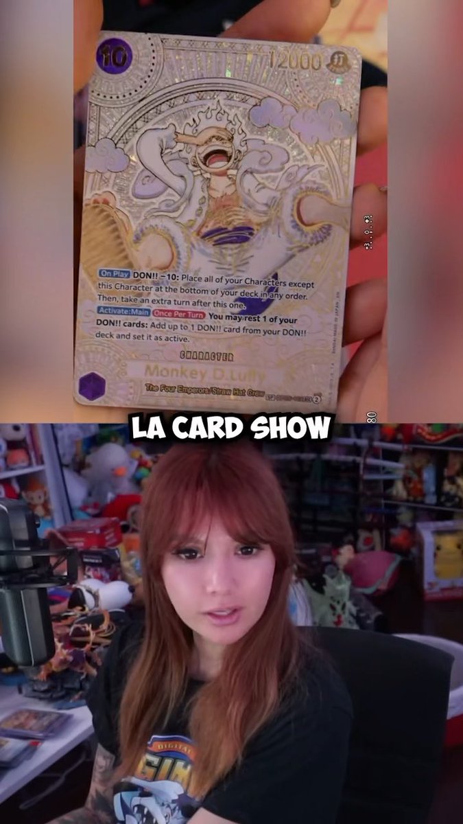 my new Luffy card
