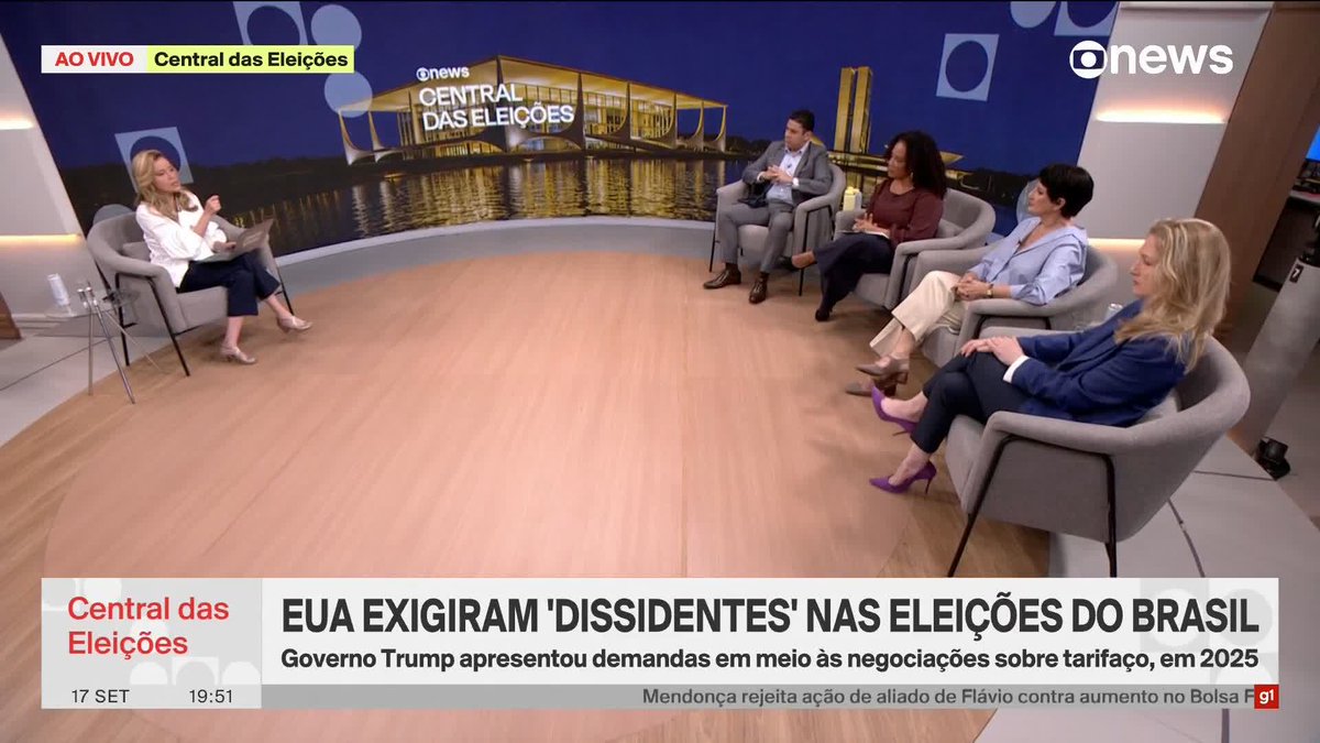 Flávia Oliveira: Estamos em estado de interferência americana no processo eleitoral há cerca de um ano e meio. ➡️ #CentraldasEleições – de segunda a sexta, às 19h e às 23h, na #GloboNews. Assista na TV e no #Globoplay