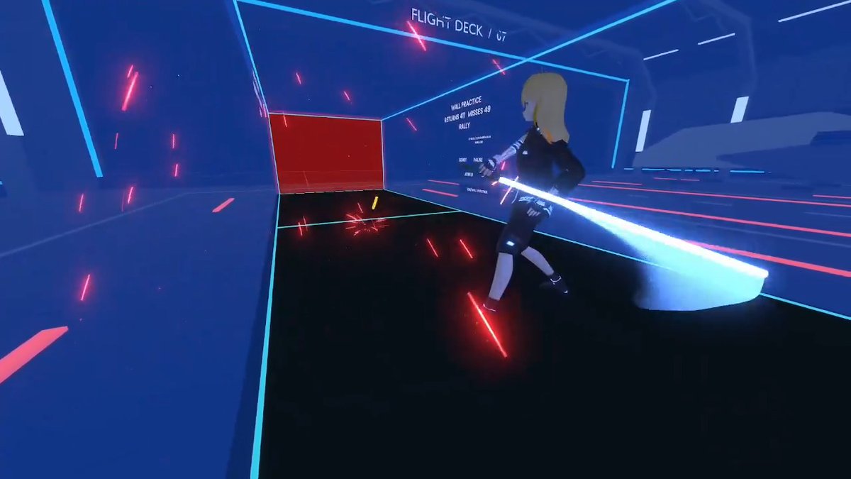 いい運動になりそうなVRゲーム #Resonite #セイバースピン部