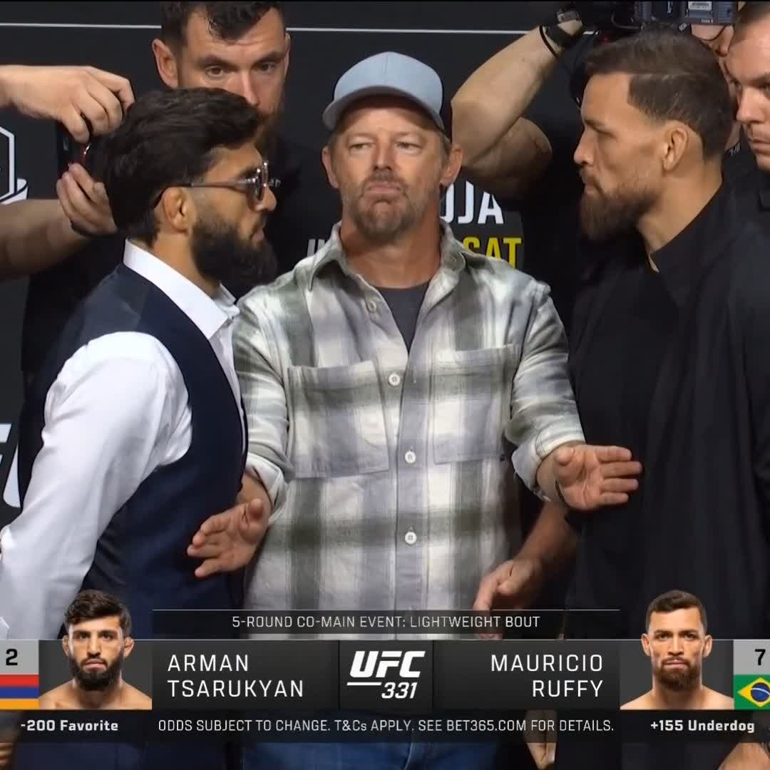 Llegamos a la pelea Coestelar 🫨 ‼️ Arman Tsarukyan 🆚 Maurício Ruffy #CryptoCom #UFC331 | Sáb 19 de sep | Ver en vivo por Paramount+ Deportes