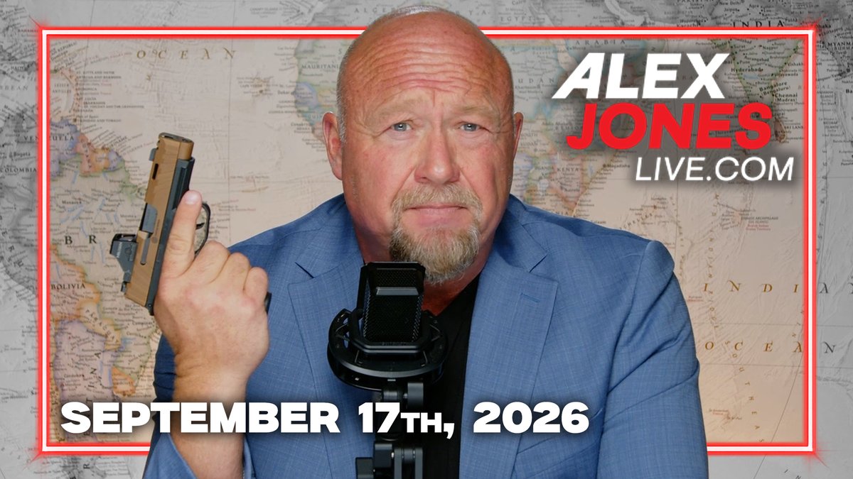 THURSDAY TRANSMISSION: Trump Calls Canada’s EU Membership “Hostile Act” As Global Order Being Rewritten In Live Time! Energy Prices Spike As Wars Escalate! Republican Pollsters Panic! PLUS, DOJ Announces Investigation Into Foreign Influence Operations! Respected Futurist Edward Dowd Joins Alex Jones To Expose Why A Consortium Of AI Tech Lords Are Warning Of The AI Apocalypse! FINALLY, Former Navy SEAL & Best-Selling Author Matt Bracken Says Iran Is Now In Control Of The War, And He Calls On Top Generals To Go On National TV & Demand That Trump End It NOW! THIS IS MUST-WATCH/SHARE INFO! — FULL SHOW 9/17/26